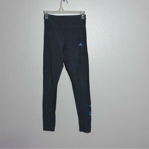 Adidas‎ Women Gray Activewear Linear Logo Leggings size Small.